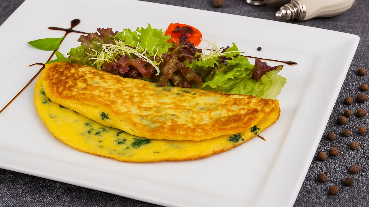 membuat omelet sehat